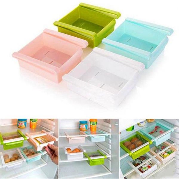 Органайзер-выдвижной ящик для холодильника, 15х16 см, h-7см, пласт с салазками