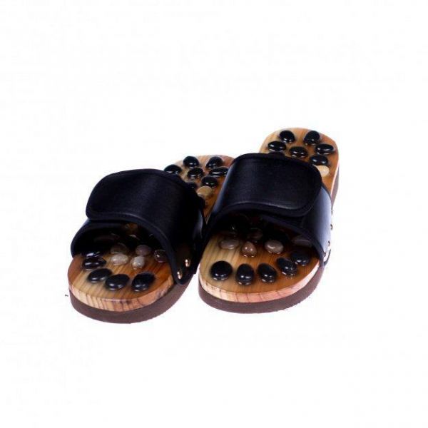 Рефлекторные массажные тапочки тassage slipper шиацу с шипами, в ассорт.