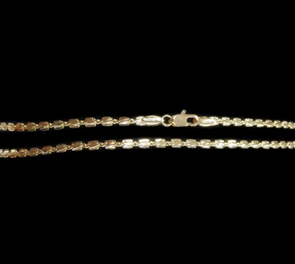 Цепочка на шею фантазийное плетение 2, золото, 59 см Fallon Jewelry