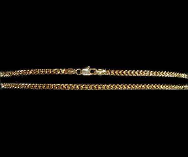 Цепочка на шею панцирное плетение, золото, 48 см Fallon Jewelry