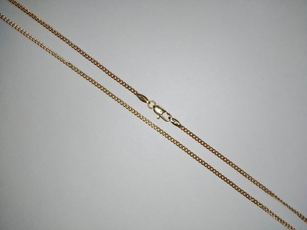 Цепочка на шею панцирное плетение, золото, 60 см Fallon Jewelry